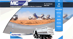Desktop Screenshot of mctransportes.com
