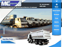 Tablet Screenshot of mctransportes.com